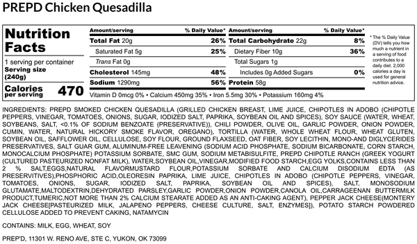 Chicken Quesadilla