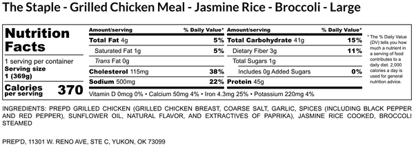 The Staple - Grilled Chicken Breast