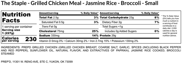 The Staple - Grilled Chicken Breast