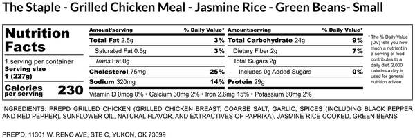 The Staple - Grilled Chicken Breast