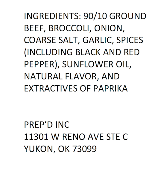 Lean Beef & Onion (One Pound) - Prep'd Tulsa