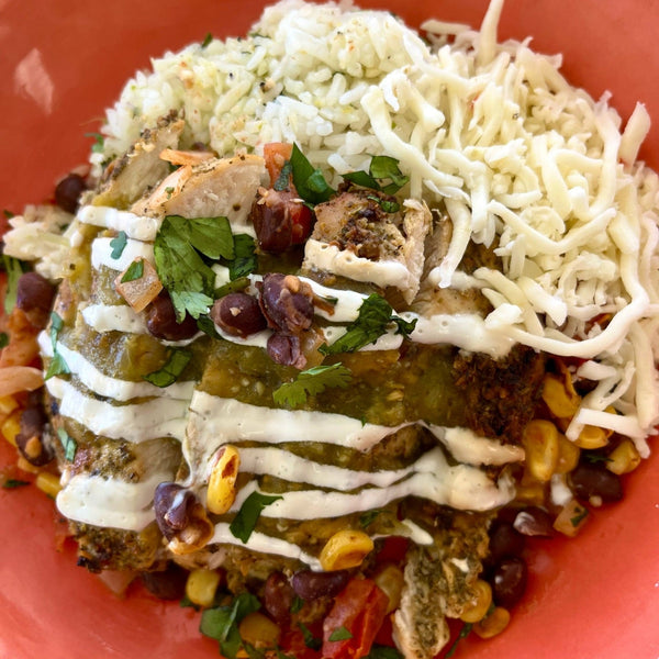 Green Chili Chicken Bowl